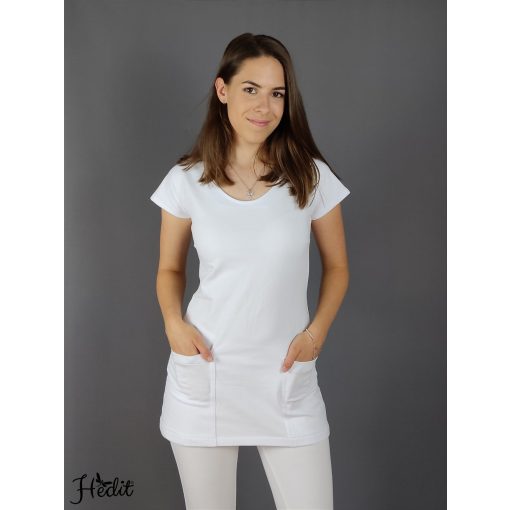 Viktória tunika - biela -  XXL