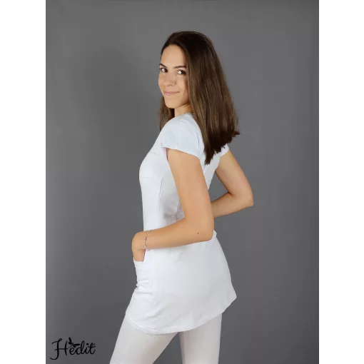 Viktória tunika - biela -  3XL