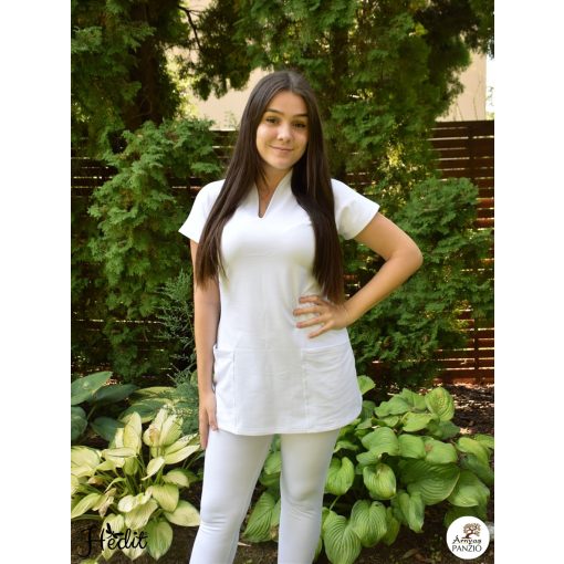 Réka tunika - biela -  XXL