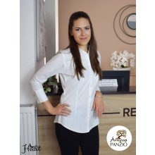 Biela blúzka s 3/4 rukávom -  S