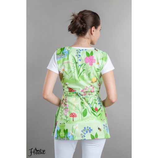 Zelená zástera, zvieratá (celý vzor)