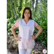 Ružová zástera, mačička -  XXL