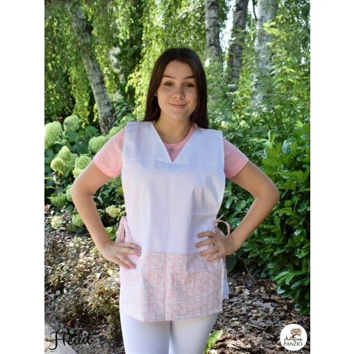 Ružová zástera, mačička -  XXL