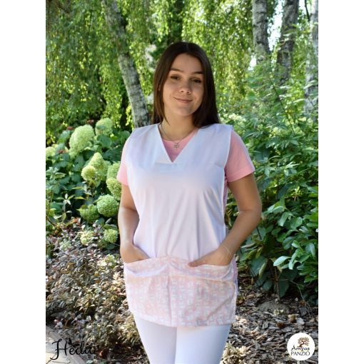 Ružová zástera, mačička -  XXL