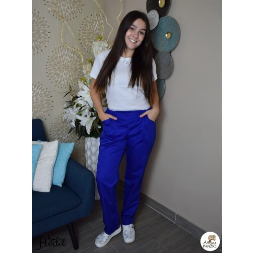 ERvIN zdravotnícke pracovné nohavice - kráľovská modrá