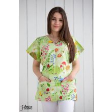 Ági tunika - Zelený, zvieratká -  3XL