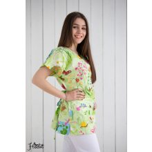 Ági tunika - Zelený, zvieratká -  3XL