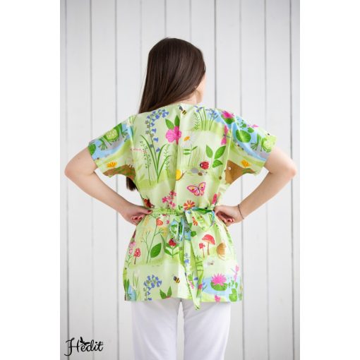 Ági tunika - Zelený, zvieratká