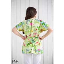 Ági tunika - Zelený, zvieratká
