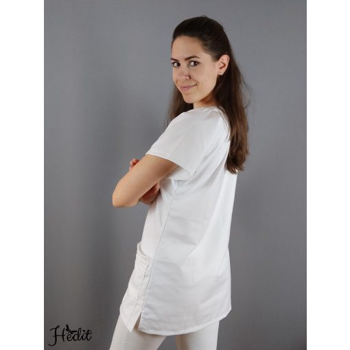 ERvIN zdravotnícky pracovný odev top - biela -  XS