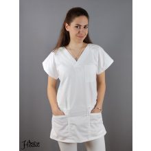 ERvIN zdravotnícky pracovný odev top - biela -  XS