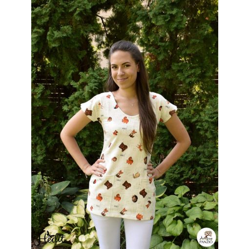 Viktória tunika - Lesné zvieratka