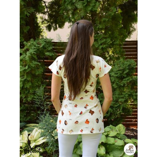 Viktória tunika - Lesné zvieratka -  S