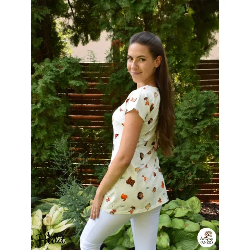 Viktória tunika - Lesné zvieratka -  S
