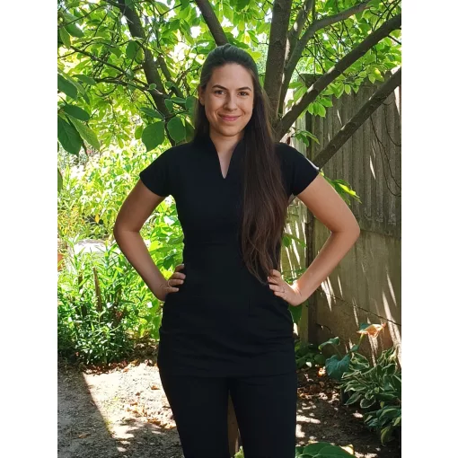 Réka tunika - čierna