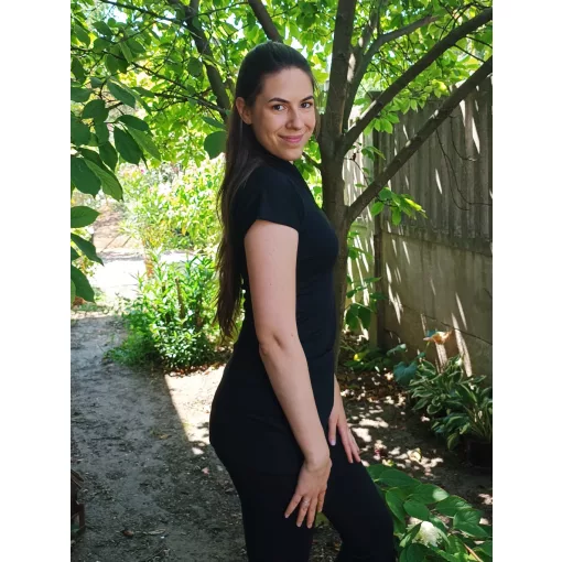 Réka tunika - čierna
