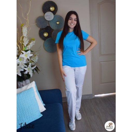 ERvIN zdravotnícke pracovné nohavice - biela -  L