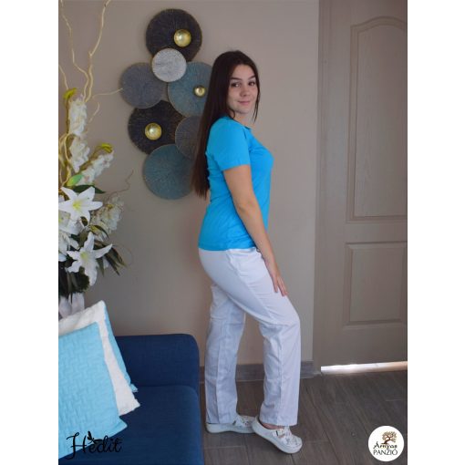 ERvIN zdravotnícke pracovné nohavice - biela -  L