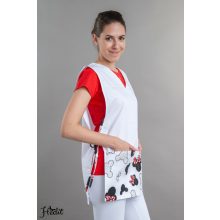 Zástera Červené mašle -  XL