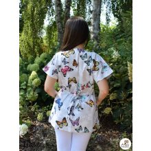 Ági tunika - farebný motýľ -  S