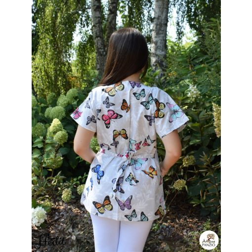 Ági tunika - farebný motýľ -  3XL