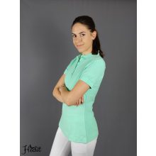 Mätové dámske tričko s golierom -  XL