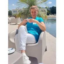 Réka tunika - tmavo tyrkysová - S