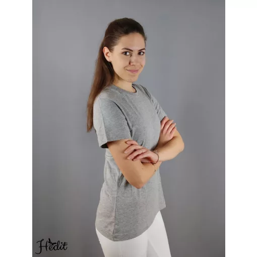 Sivé dámske tričko - Malfin -  XXL